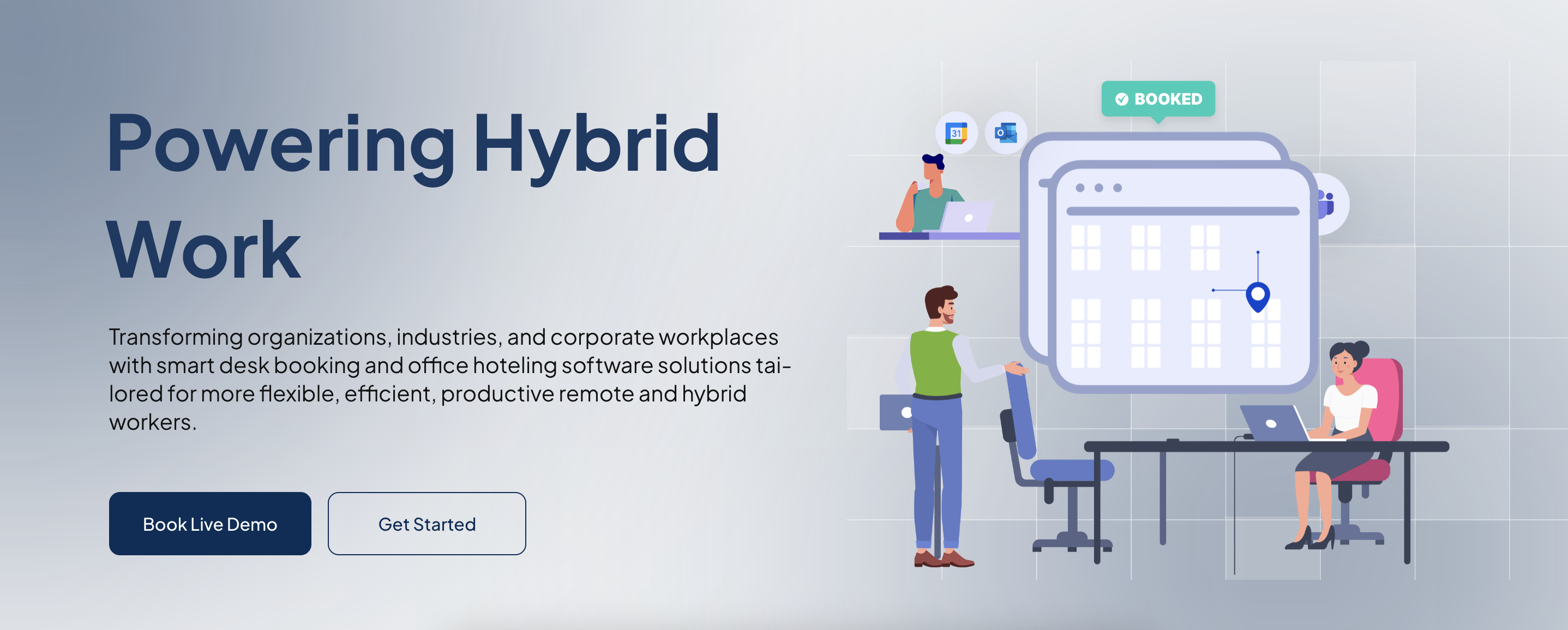DeskFlex powering hybrid work schedule